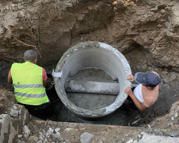 Երևան քաղաքի Էրեբունի վարչական շրջանի Նոր Արեշ 33-րդ փողոցի կոյուղագծի կառուցման աշխատանքներ